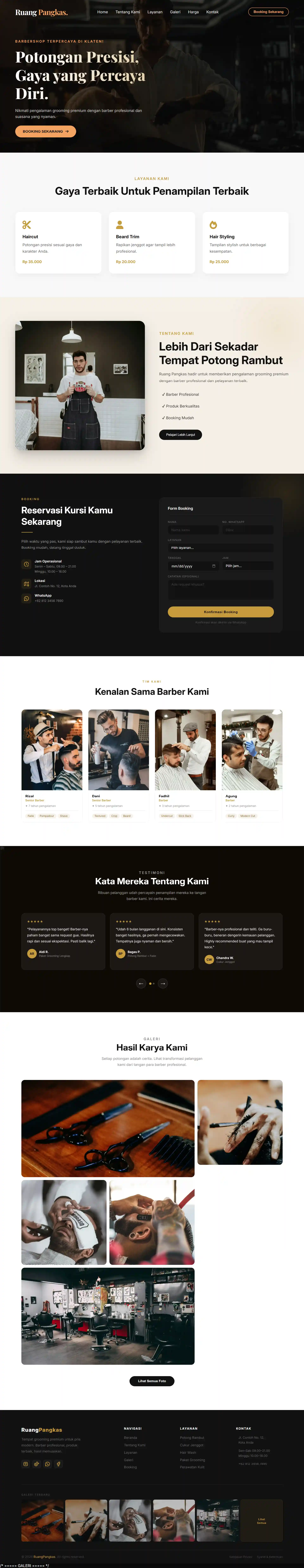 Pria Rapi Barbershop